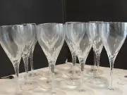 LENOX ENCORE PLATINUM 12 WINE GLASSES 7 3/4" NEW