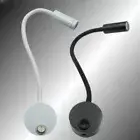 Modern LED Hose Wall Lamp Flexible 3W Bedroom Bedside Reading Light Fixture