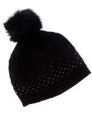 Forte Cashmere Textured Crystal Wool & Cashmere-Blend Hat