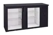 Anvil 2 Door, Glass, Back Bar Fridge - Commercial Bar Fridges (ICE-BBZ0200) - BBZ0200-ICE