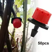 200x Micro Drip Adjustable Irrigation System Watering Sprinklers Emitter Dripper