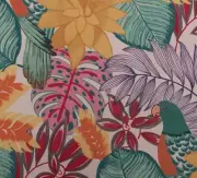 MANUEL CANOVAS Delos Seychelles Floral Tropical Remnant New