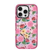 iPhone 16 Pro Impact Case MagSafe Compatible Spring Flower