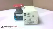 ALLEN BRADLEY 800T-FXJ6UUXX SER T, 30 MM RED MUSHROOM PUSH-BUTTON, NEW #293150