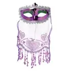 Face Mask Halloween Masks Prom Party Supplies Party Cosplay Props Veils Mask