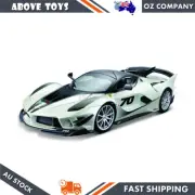 1:18 Ferrari R&P FXX K EVO #70 White With Openable Hood Or Trunk Diecast Model