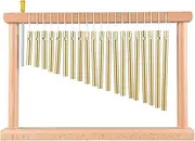 20 Note Chime with Mallet for Ornament Classroom Office Decoration Professional Stage Performance Desktop Wind Chimes Musical Percussion Instruments Gold
