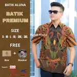 KEMEJA 男士當代短袖 BATIK 襯衫 REGULAR JUMBO XXXL BATIK 襯衫最新 BATIK A