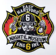 East Hartford CT Fire Department Engine 6 "Night at the Museum" Patch - NEW