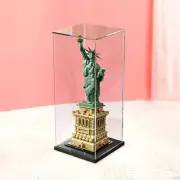 Thickened Clear Acrylic Display Case Assemble Box Storage Stand for Lego 2104...