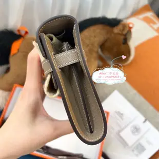 全新精品二手 HERMES 愛馬仕 Kelly Wallet TO GO 大象灰金扣 山羊皮 肩背包 斜背包