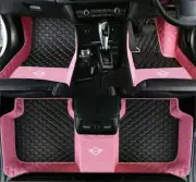 For Mini two-tone Right-hand drive vehicles all-weather Car FIoor Mats (for: Mini)