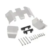 1/24 RC Car Stainless Steel Axle Skid Plate Guard Set For Axial SCX24 AX90081