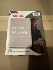 Toshiba Portable Canvio Advance + 2TB External HDD HDTCA20XWCAB