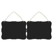 2pcs Blackboard Wall Chalkboard Sign Blackboard Sign Wall Wood Sign
