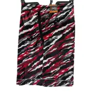 NEW! AND1 Basketball Shorts/Men’s (3XL) 44X8 Red Blk Elastic Drawstring NWT