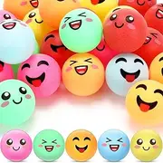 ShinyRelief 24 PCS Novelty Table Tennis Balls Emotion Face Table Tennis 3 Special Emotion Cute Table Tennis Balls Accessories for All Golfers Christmas Birthday Gift Fun Table Tennis Gift