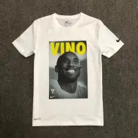 在飛比找Yahoo!奇摩拍賣優惠-NIKE 耐吉 紀念科比 夏季新款科比VINO 科比頭像 黑