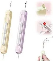 2 in1Needle Threader and Seam Ripper, 2025 Upgraded Tools 2-in-1 Needle Threader & Seam Ripper Tool, Needle Threaders for Hand Sewing, Embroidery,Quick Needle Threading Tool (2Pcs*Type B)
