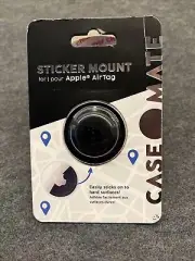 Case-Mate Sticker Mount Case for Apple AirTags - Black