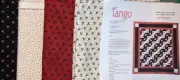 Tango Quilt Fabric Kit - 63” x 70 1/2” - Blk/Wht/Red Moda Primitive Gatherings