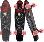 'Tony Hawk 22'' Complete Cruiser Skateboard, 9-ply Maple Deck Skateboard for Cruising'