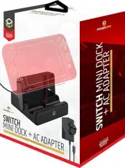 Powerwave Switch Mini Dock and AC Adapter for Nintendo Switch, USB Charging