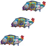 3 Helicopter Foil Balloon Happy Sheep Happy Shafe Helium Balloon Helicopt