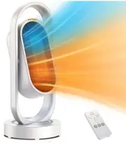 Ceramic Space Heater for Indoor Use, Oscillating, Ceramic Infrared by DESERTWEST