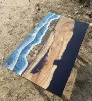 Epoxy Table, Resin Table, Custom Coffee Dining Table, River Table, Wooden Table