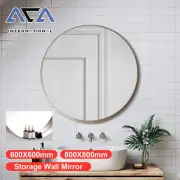 80cm 60cm Storage Functional Bathroom Vanity Wall Mirror Make-up Decor Hallway
