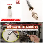 Extended Version 65mm High Strength Magnetic Spark Plug Socket Wrench 3/8 14MM (for: Audi)