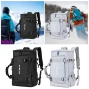 Ski Boot Bag Ski Backpack Adults Waterproof Breathable Sturdy Large Capacity Ski