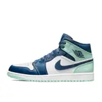 NIKE AIR JORDAN 運動鞋 1 MID BLUE MINT 新品 554724-413