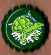 USA Plastic Lined Beer Crown Bottle Cap: Terrapin Brewing (small logo)