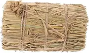 Kisangel Real Straw Material Stool Yard Garden Decorations Scene for Photography Props