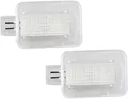 HUVNEXA Luggage Compartment Interior Light Trunk Lamps For MDX YL RDX TLX TSX Car Number Plate Light(BLACK 2pcs LED Lights)