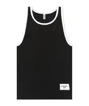 Moschino Logo Patch Vest XS black