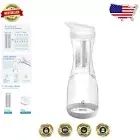 Eco-Friendly Glass Filter Pitcher - BPA Free, Removes 75+ Contaminants, 5.5 Cups