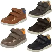 First Shoes By Clarks Boys Ankle Boots - Crest Tuktu