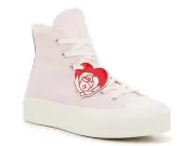 Woman's Fashion Sneakers Converse Chuck Taylor All Star Heart Platform Sneaker