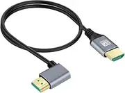 Lyaciomn HDTV 2.1 8K Elbow Multi-Function -Compatible Interface HD Portable Line Display Computer Set-Top Box TV Cable,C