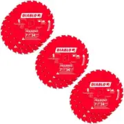 DIABLO Circular Saw Blade 7-1/4" x 24T Carbide Tracking Point Tooth (9-Pack)