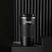 510ml Coffee Mugs For Jeep Cherokee Liberty Patriot Renegade Compass Wrangler Wagoneer Stainless Steel Coffee Cup Auto Supplies Kettles black