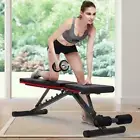 AKUMA Weight Bench FID Bench Fitness Flat Incline Decline Press Gym