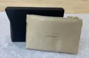 Chanel Sublimage Sparkle Gold Colored Makeup Pouch Cosmetic Bag Clutch