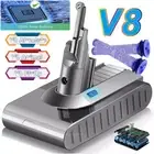 9500mAh Battery For Dyson V8 SV10 Absolute V8 Animal 215866-16 & Pre/Post Filter