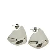 [BOTTEGA VENETA] BOTTEGA VENETA Small 'Fin' earrings Woman One Size One Size Silver