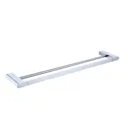 Athens Double Towel Rails chrome