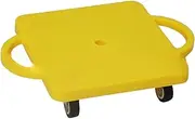 Amagogo Floor Scooter Board with Handles Sitting Scooter Sensory Training Motor Skills Square 11.8 Inches for Gym Outdoor Activities
